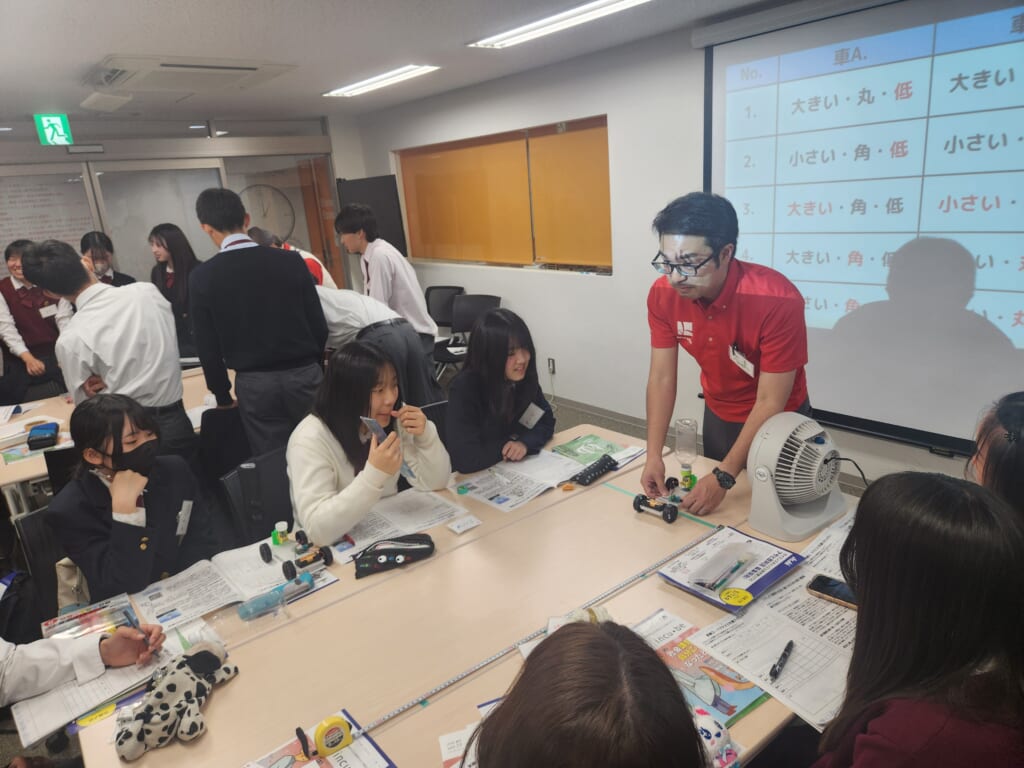 【実施報告】「社会実装」の探究：立命館守山高校とマグナス力をテーマにした実験教室を開催